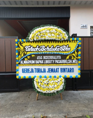 Papan Bunga Duka di Cimungkal